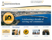 Tablet Screenshot of lighthousebank.net